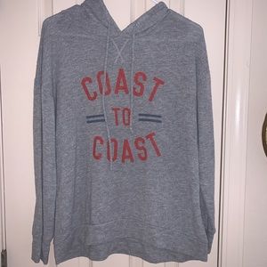 Soft “Coast to Coast” hoodie